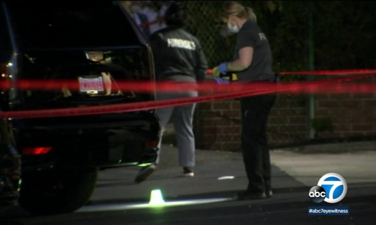 Man killed near busy Glendale shopping center; suspect on the run