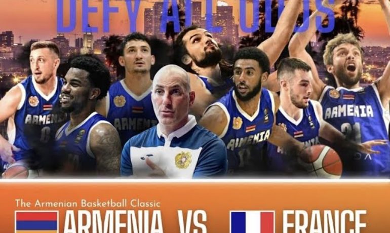 ARMENIA VS FRANCE (BASKETBALL FRIENDLY GAME )